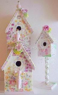 pair of birdhouses I created