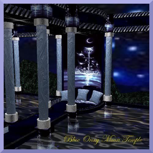 Blue Onxy Moon Temple