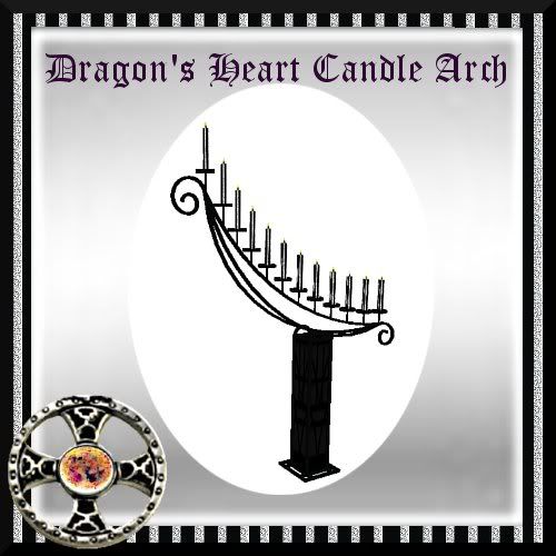 Dragons Heart Candle Arch SS