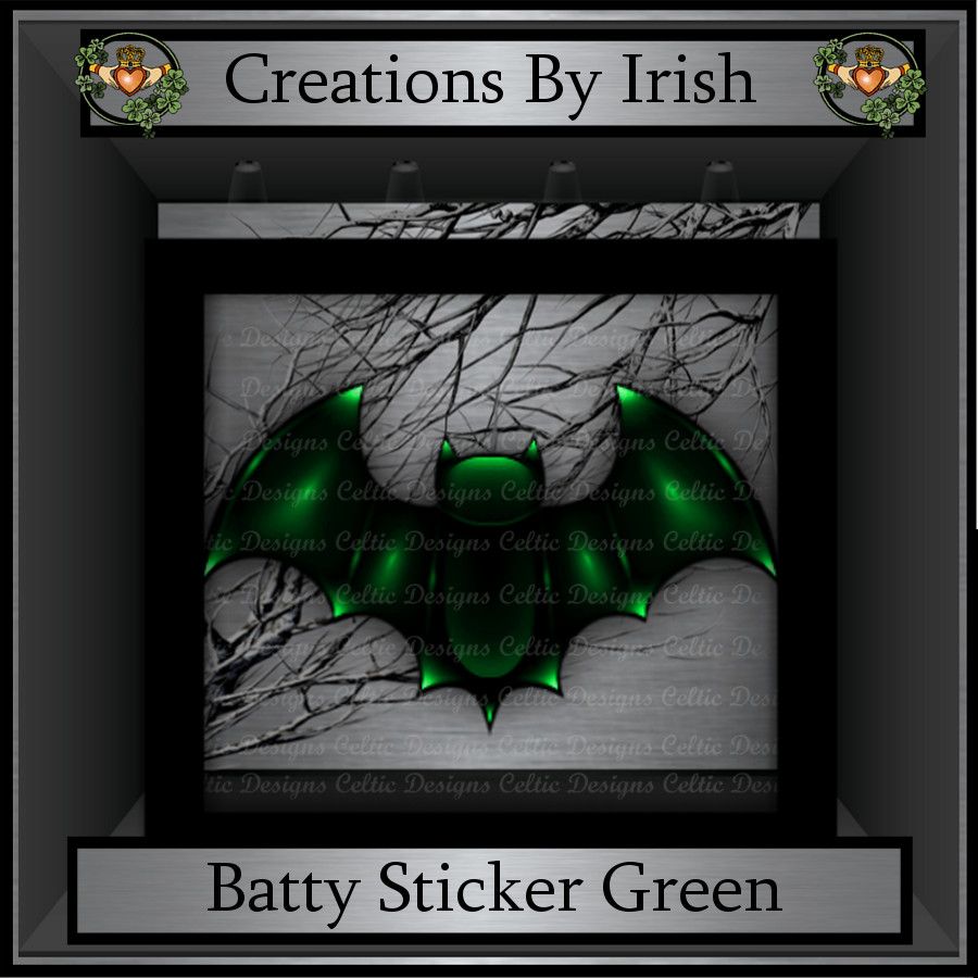 photo QI Batty Sticker Green.jpg