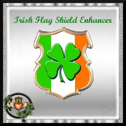 PE Irish Flag Shield Enhancer SS