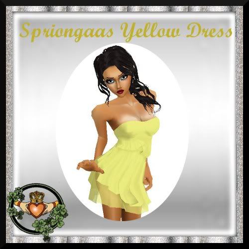 QI Spriongaas Yellow Dress SS
