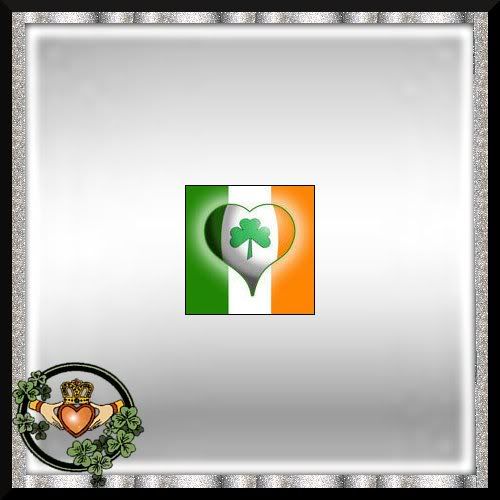 Irish Flag Heart Sticker SS