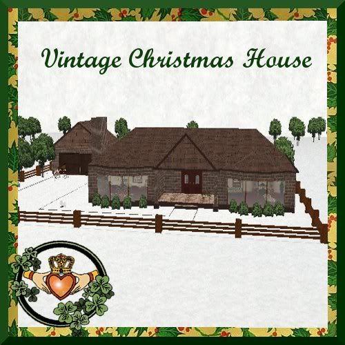 Vintage Christmas House SS