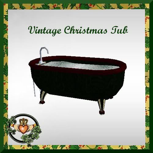 Vintage Christmas Tub SS