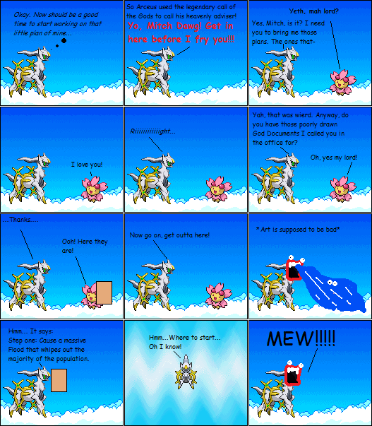funny pokemon comic. Comic 2: Arceus the Jerk#39;s