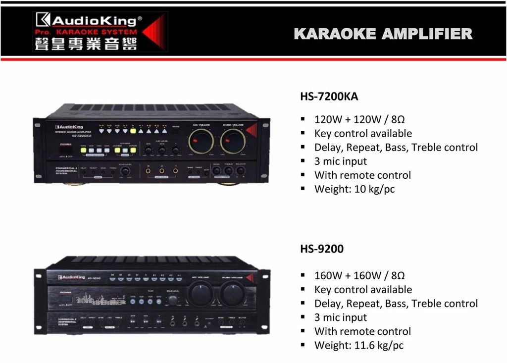 Sales !! Audio King Karaoke Amplifi (end 11/13/2018 315 PM)