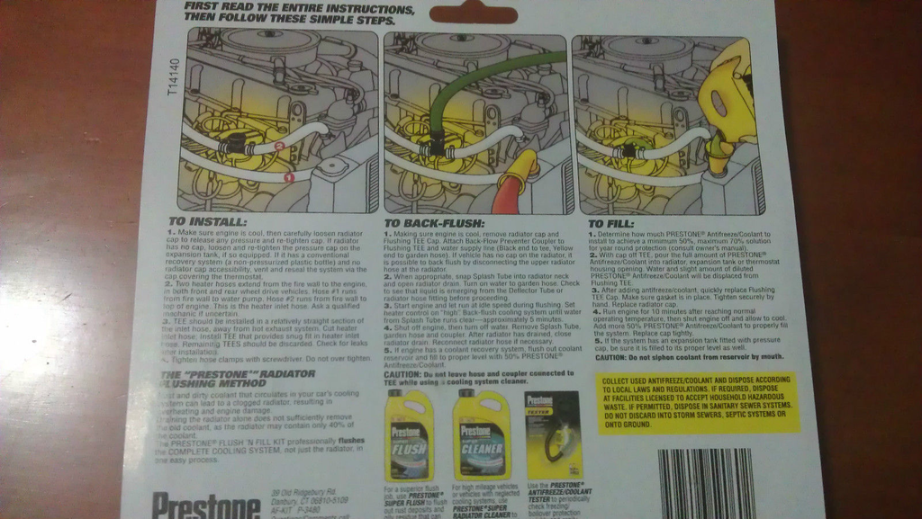 RADIATOR FLUSH 'N' FILL KIT eBay