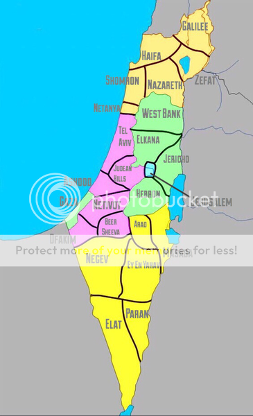 Conquer Club • View topic - Israel and Palestinian Territories Map