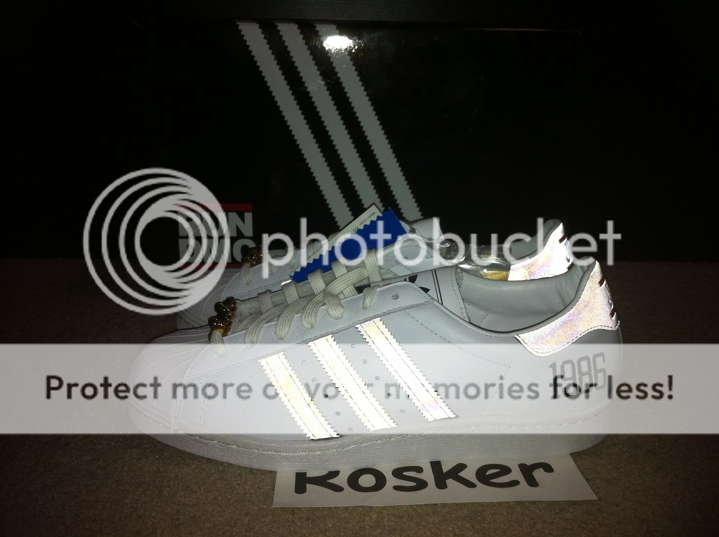 ADIDAS SUPERSTAR 80S MY ADIDAS 9.5 JMJ RUN DMC G48910 RONNIE FIEG 